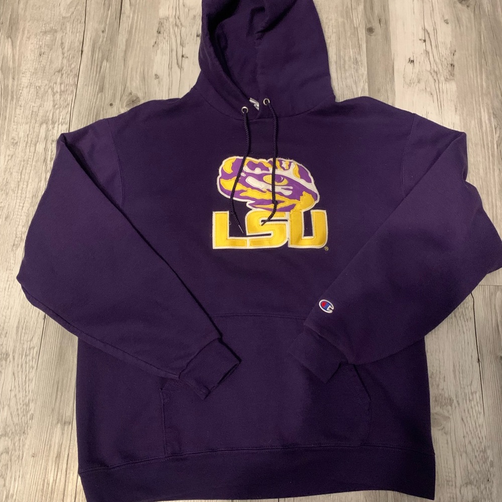 COPY - Mens size medium lsu champion hoodie